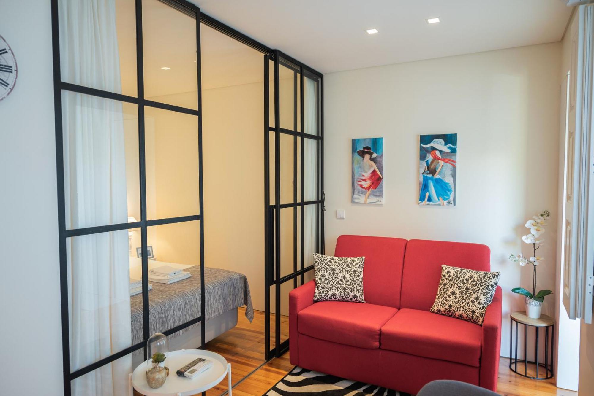 Ferienwohnung Modern Loft W Ac Downtown And Metro Porto Exterior foto